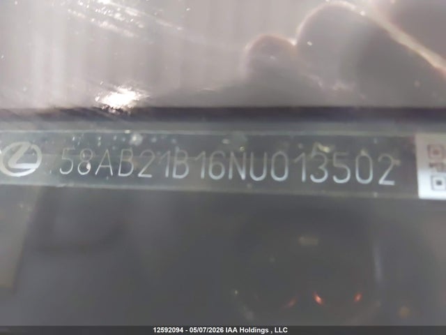 Продаж на аукціоні авто 2022 Lexus Es 300h 300h, vin: 58AB21B16NU013502, номер лоту: 12592094