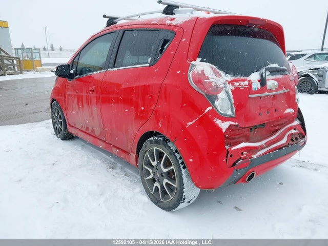 2015 Chevrolet Spark 2lt მანქანა იყიდება აუქციონზე, vin: KL8CF6S93FC757873, აუქციონის ნომერი: 12592105