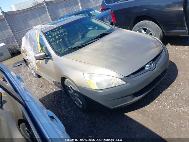 12592115 :رقم المزاد ، 1HGCM66443A803022 vin ، 2003 Honda Accord Ex مزاد بيع