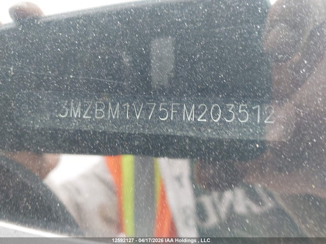 3MZBM1V75FM203512 Mazda Mazda3 Gs