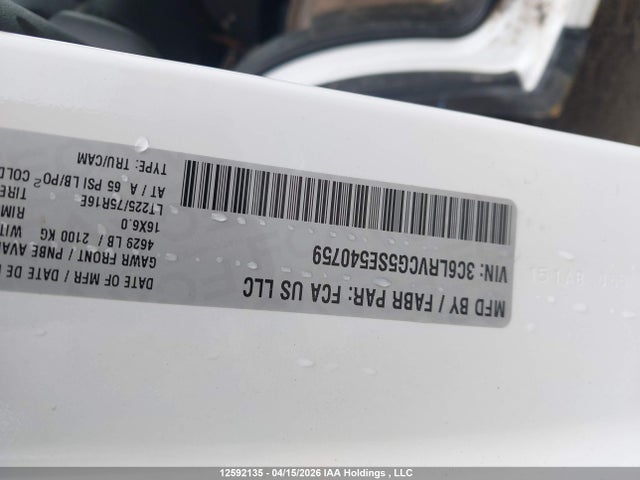 3C6LRVCG5SE540759 RAM Promaster 2500 2500 High