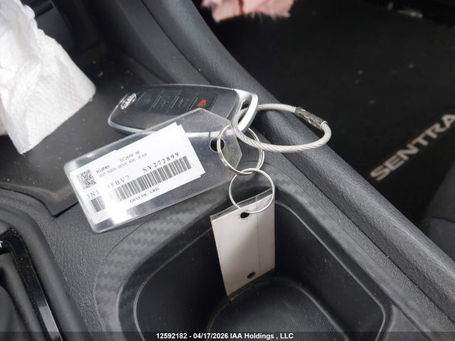 2025 Nissan Sentra S მანქანა იყიდება აუქციონზე, vin: 3N1AB8BV7SY272899, აუქციონის ნომერი: 12592182