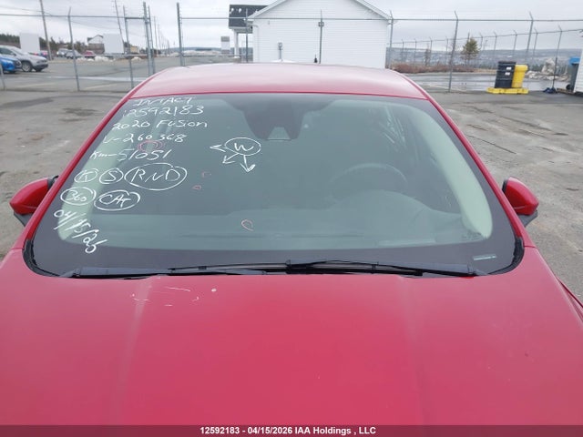 Продажа на аукционе авто 2020 Ford Fusion Se, vin: 3FA6P0HD7LR260368, номер лота: 12592183