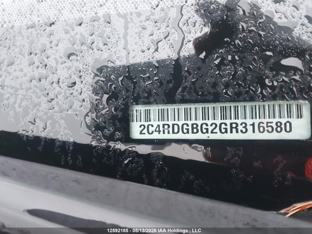 Aukcja sprzedaży 2016 Dodge Grand Caravan Se/sxt, vin: 2C4RDGBG2GR316580, numer aukcji: 12592185