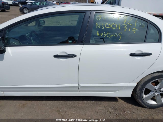 12592186 :رقم المزاد ، 2HGFA1E27BH001315 vin ، 2011 Honda Civic Dx مزاد بيع