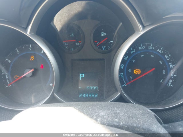 2011 Chevrolet Cruze Lt Turbo მანქანა იყიდება აუქციონზე, vin: 1G1PF5S95B7287666, აუქციონის ნომერი: 12592197