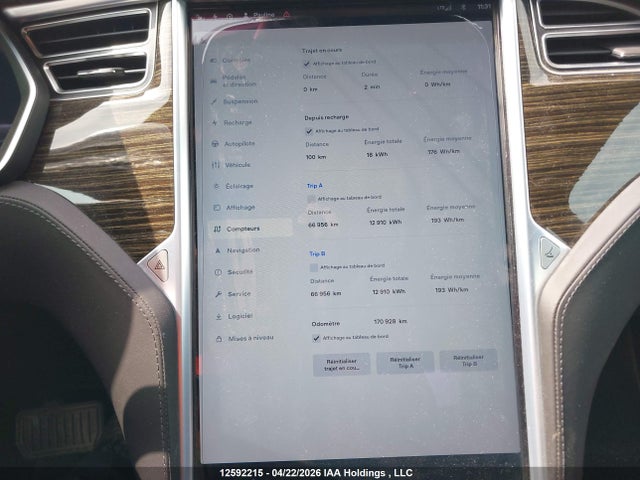 12592215 :رقم المزاد ، 5YJSA1E24GF136620 vin ، 2016 Tesla Model S مزاد بيع