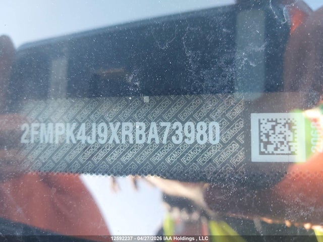 2FMPK4J9XRBA73980 Ford EDGE SEL