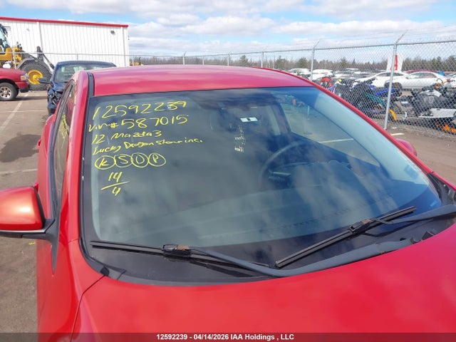 Aukcja sprzedaży 2012 Mazda Mazda3 Gs-sky, vin: JM1BL1V75C1587015, numer aukcji: 12592239