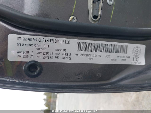 1C3CDFBB0FD116159 Dodge DART SXT