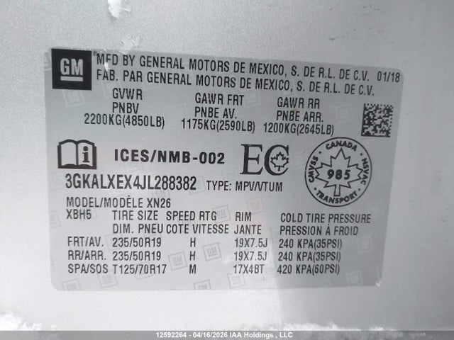 3GKALXEX4JL288382 GMC Terrain Denali