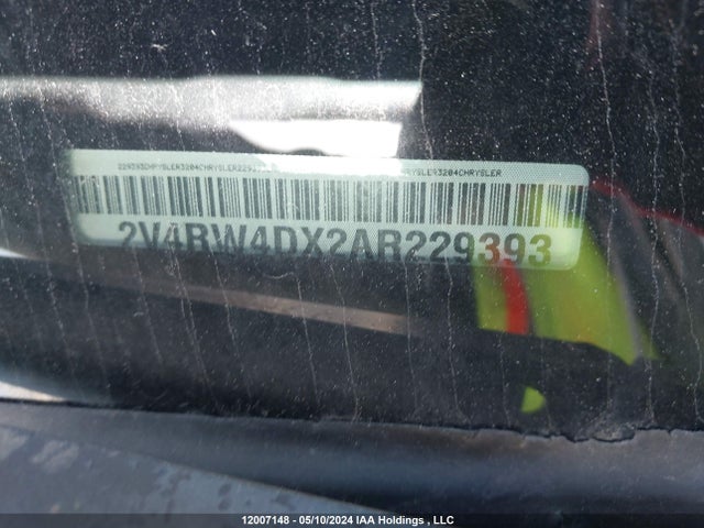 12007148 :رقم المزاد ، 2V4RW4DX2AR229393 vin ، 2010 Volkswagen Routan S مزاد بيع