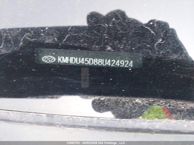 2008 Hyundai Elantra Gl/gls/gls Sport/limited მანქანა იყიდება აუქციონზე, vin: KMHDU45D88U424924, აუქციონის ნომერი: 12582762