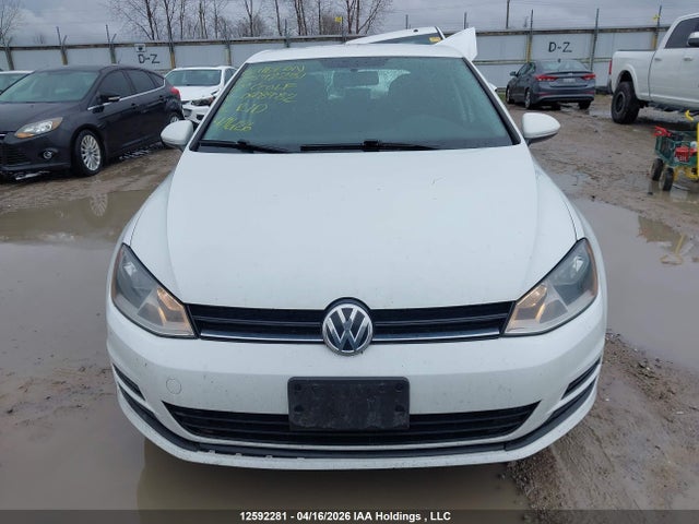 2017 Volkswagen Golf S/wolfsburg მანქანა იყიდება აუქციონზე, vin: 3VW117AU3HM048982, აუქციონის ნომერი: 12592281