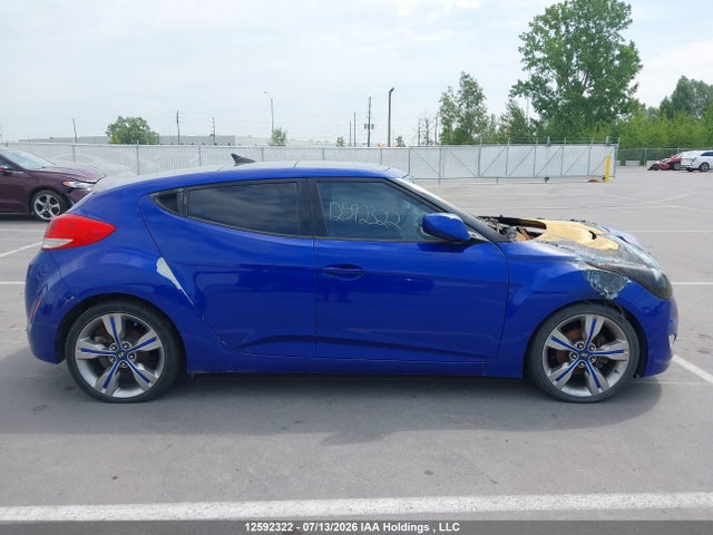 2013 Hyundai Veloster Tech მანქანა იყიდება აუქციონზე, vin: KMHTC6AD6DU104091, აუქციონის ნომერი: 12592322