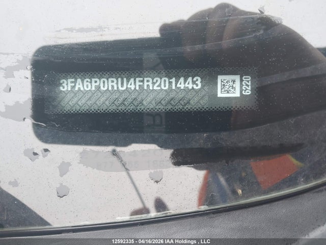 Продаж на аукціоні авто 2015 Ford Fusion Hybrid Hybrid, vin: 3FA6P0RU4FR201443, номер лоту: 12592335