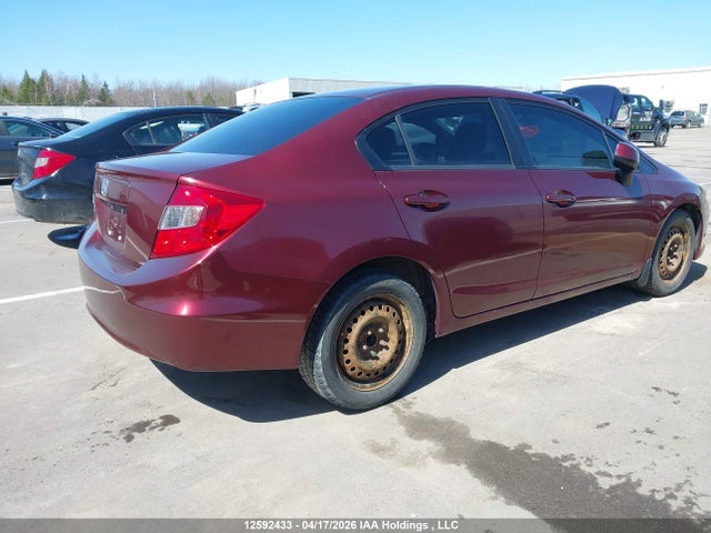 Продажа на аукционе авто 2012 Honda Civic Lx, vin: 2HGFB2F44CH017072, номер лота: 12592433