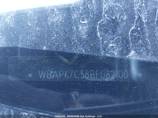 12592439 :رقم المزاد ، WBAPK7C58BF082100 vin ، 2011 Bmw 328 Xi مزاد بيع