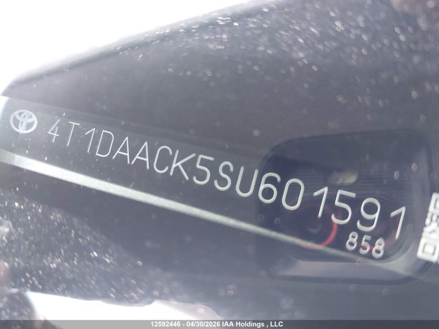12592446 :رقم المزاد ، 4T1DAACK5SU601591 vin ، 2025 Toyota Camry Se مزاد بيع
