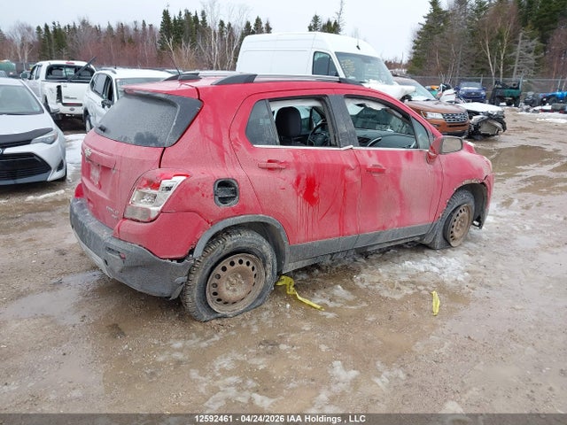 Aukcja sprzedaży 2015 Chevrolet Trax 1lt, vin: 3GNCJRSB6FL123012, numer aukcji: 12592461
