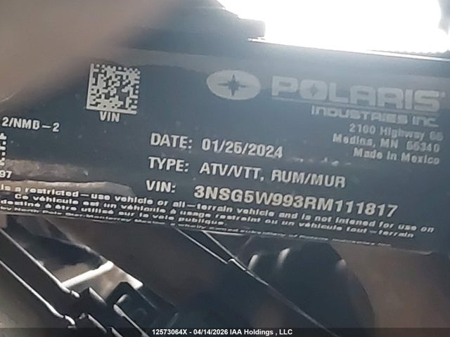 Polaris Xpedition Xp 5 1000 Northstar 2024 3NSG5W993RM111817 Image 9