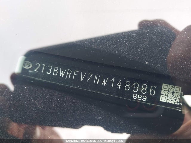2022 Toyota Rav4 Hybrid Le მანქანა იყიდება აუქციონზე, vin: 2T3BWRFV7NW148986, აუქციონის ნომერი: 12592483