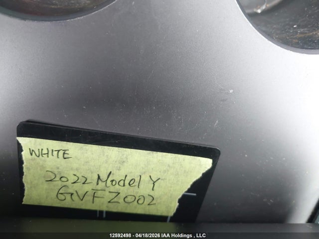 Aukcja sprzedaży 2022 Tesla Model Y Performance, vin: 7SAYGDEF1NF543498, numer aukcji: 12592498