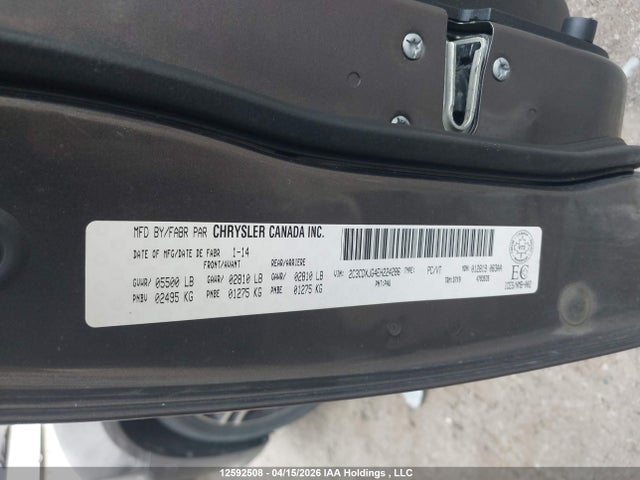 2C3CDXJG4EH224286 Dodge Charger Sxt