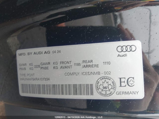 Audi S5 3.0t Progressiv 2024 WAUN4AF54RA107334 Image 19