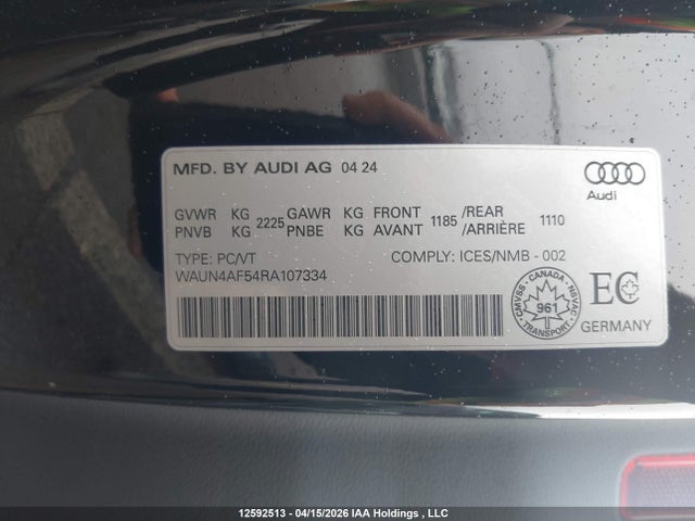 Audi S5 3.0t Progressiv 2024 WAUN4AF54RA107334 Image 20