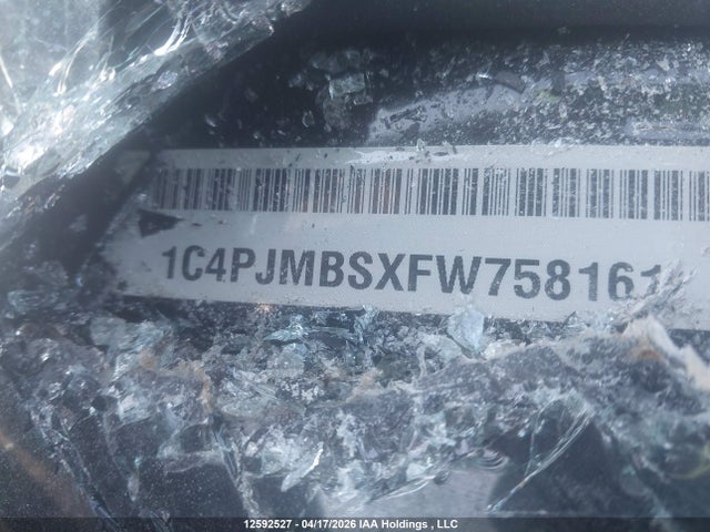 1C4PJMBSXFW758161 Jeep Cherokee Trailhawk