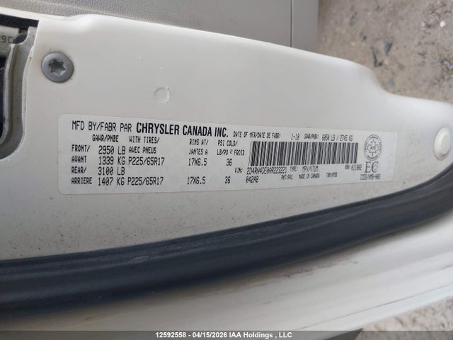 12592558 :رقم المزاد ، 2D4RN4DE0AR223221 vin ، 2010 Dodge Grand Caravan Se مزاد بيع