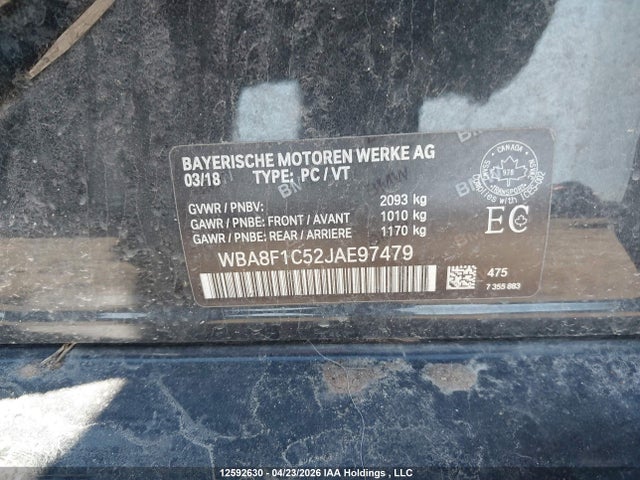 Продажа на аукционе авто 2018 Bmw 328 D Xdrive, vin: WBA8F1C52JAE97479, номер лота: 12592630