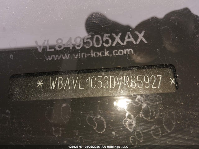 Продажа на аукционе авто 2013 Bmw X1 Xdrive28i, vin: WBAVL1C53DVR85927, номер лота: 12592675