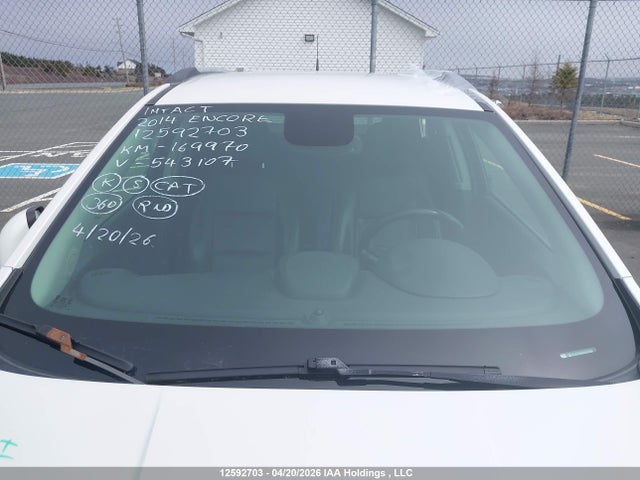 Продажа на аукционе авто 2014 Buick Encore, vin: KL4CJGSB3EB543107, номер лота: 12592703