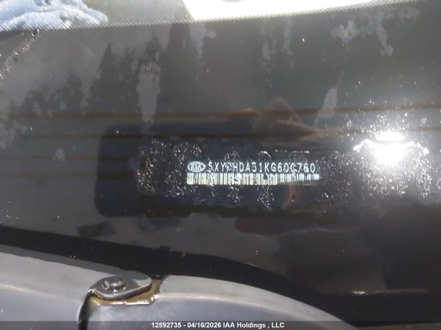 5XYPHDA51KG600760 KIA Sorento Ex/ex Sport