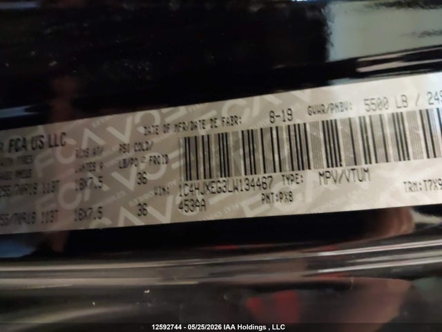 1C4HJXEG3LW134467 Jeep Wrangler Unlimited Sahara