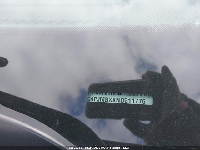 Продажа на аукционе авто 2022 Jeep Cherokee Trailhawk Elite, vin: 1C4PJMBXXND511776, номер лота: 12592755