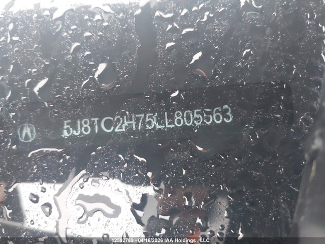 2020 Acura Rdx Advance მანქანა იყიდება აუქციონზე, vin: 5J8TC2H75LL805563, აუქციონის ნომერი: 12592769
