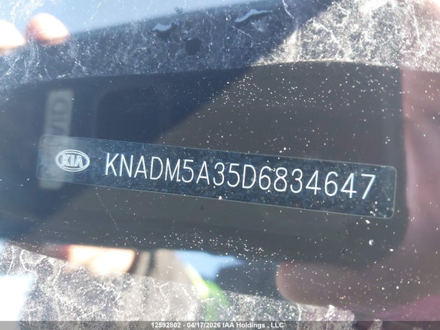 12592802 :رقم المزاد ، KNADM5A35D6834647 vin ، 2013 Kia Rio Lx مزاد بيع