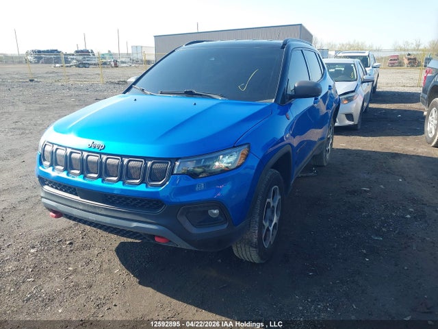 Продажа на аукционе авто 2022 Jeep Compass Trailhawk, vin: 3C4NJDDB0NT114418, номер лота: 12592895