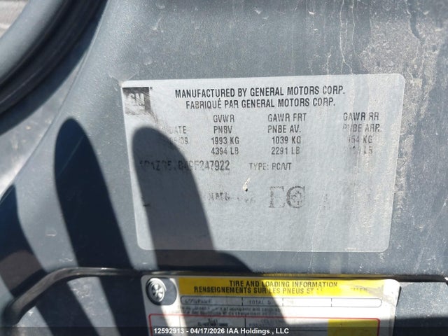 Продажа на аукционе авто 2009 Chevrolet Malibu Ls, vin: 1G1ZG57B49F247922, номер лота: 12592913