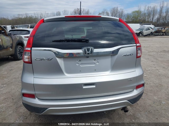 12592914 :رقم المزاد ، 2HKRM4H44FH102262 vin ، 2015 Honda Cr-v Se مزاد بيع