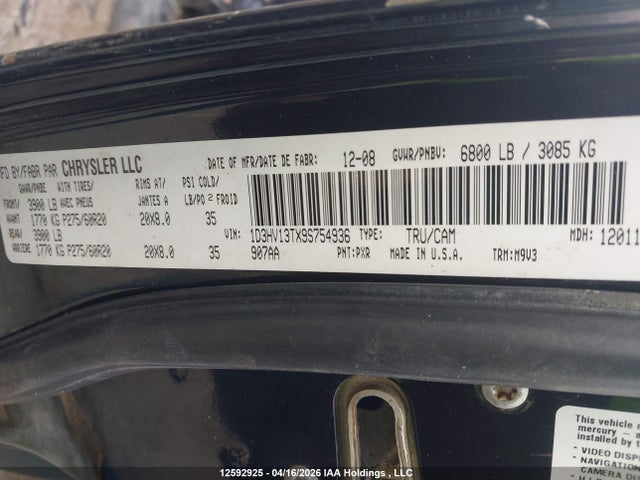Продаж на аукціоні авто 2009 Dodge Ram 1500, vin: 1D3HV13TX9S754936, номер лоту: 12592925