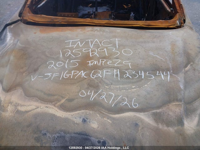 Aukcja sprzedaży 2015 Subaru Impreza Premium, vin: JF1GPAC62FH234544, numer aukcji: 12592930