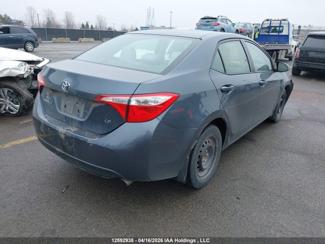 2016 Toyota Corolla Le მანქანა იყიდება აუქციონზე, vin: 2T1BURHE4GC624076, აუქციონის ნომერი: 12592938