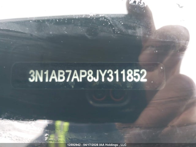 3N1AB7AP8JY311852 Nissan Sentra S/sv/sr/sl