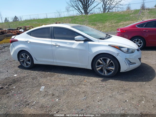 2015 Hyundai Elantra Limited მანქანა იყიდება აუქციონზე, vin: 5NPDH4AE3FH600244, აუქციონის ნომერი: 12592955