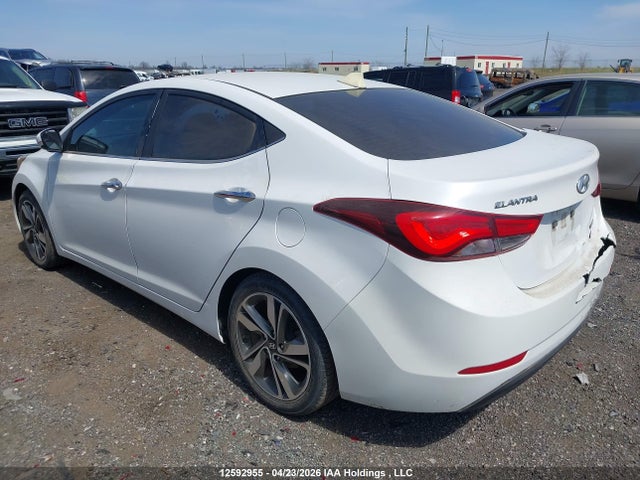 2015 Hyundai Elantra Limited მანქანა იყიდება აუქციონზე, vin: 5NPDH4AE3FH600244, აუქციონის ნომერი: 12592955
