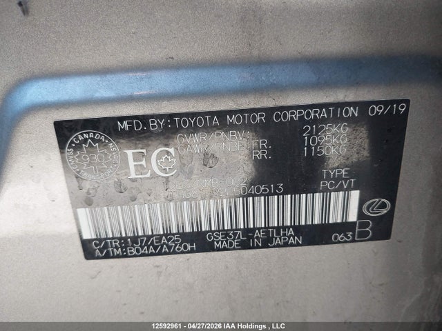 JTHG81F22L5040513 Lexus Is 300 F Sport